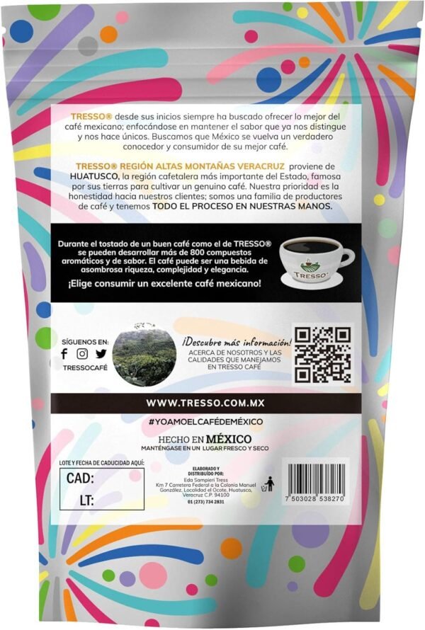 Café en GRANO de las Altas Montañas de Veracruz 1kg - Imagen 2