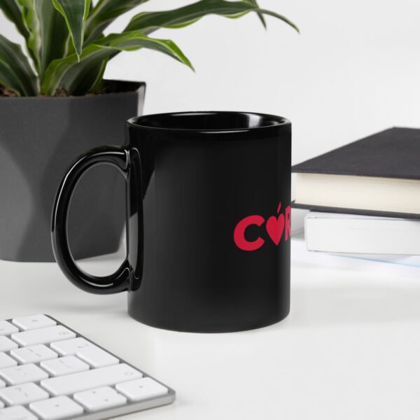 Taza negra brillante - Imagen 2