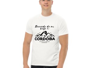 Camiseta Recuerdo de mi Viaje a Córdoba Blanca Unixex